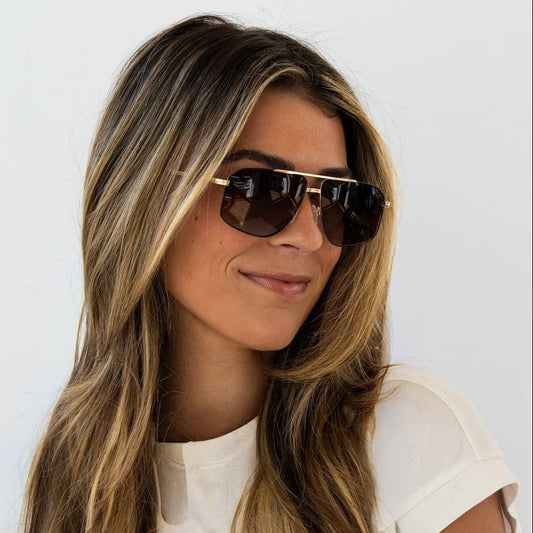 SOL AMBER FADE Polarized Fashion Navigator Sunglasses