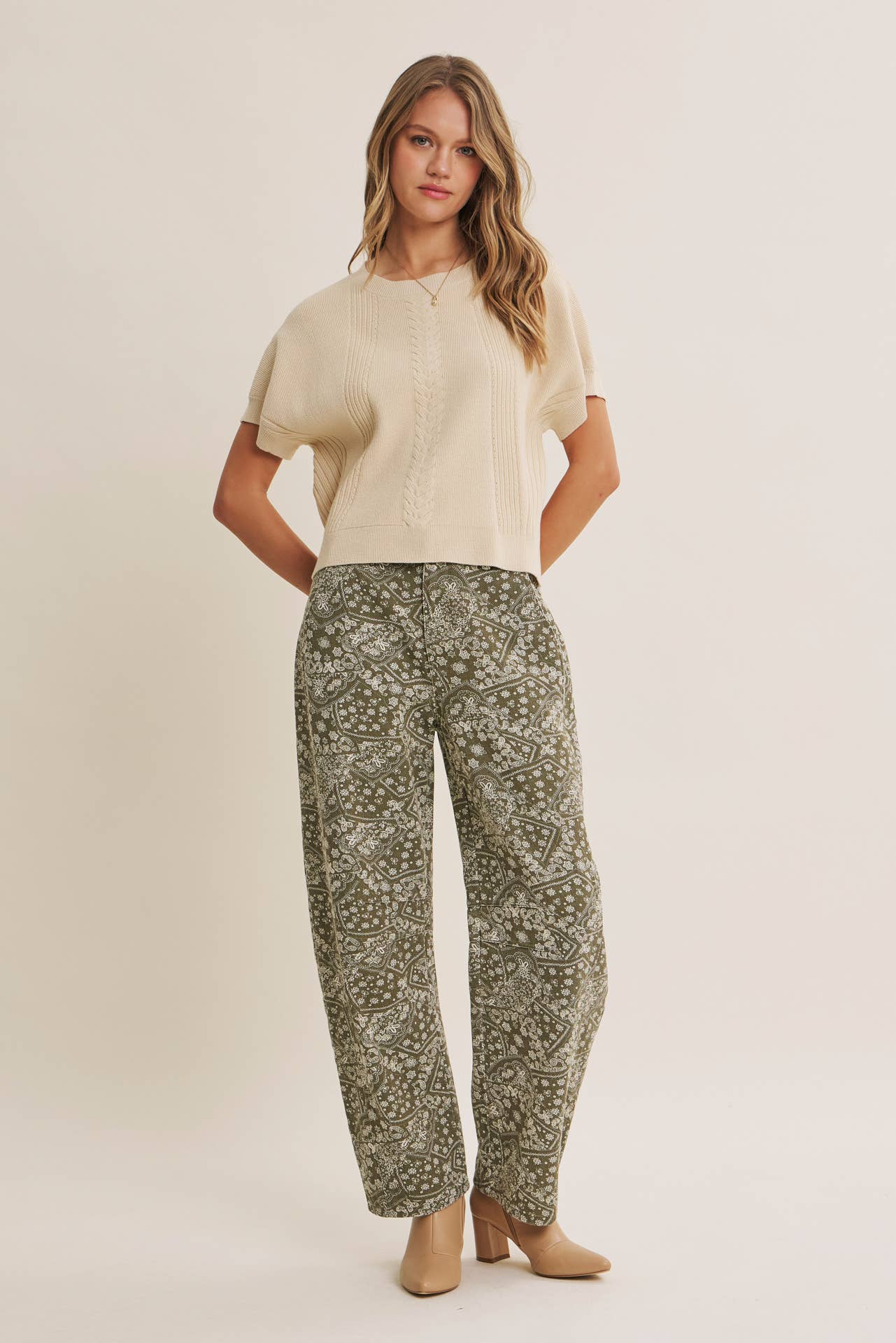 The Market Day Printed Pant | In February