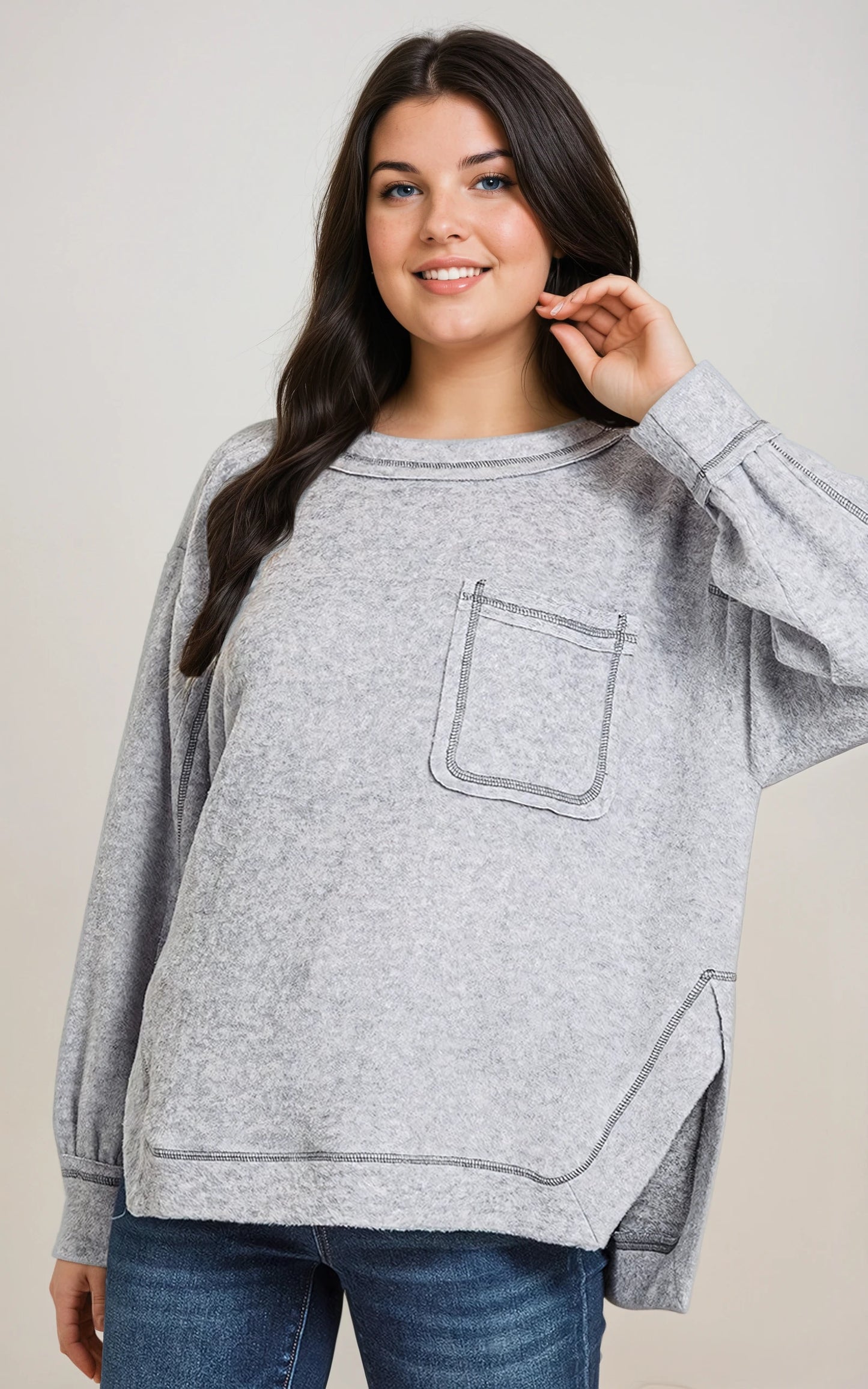 The Cozy Pocket Top | Zanana