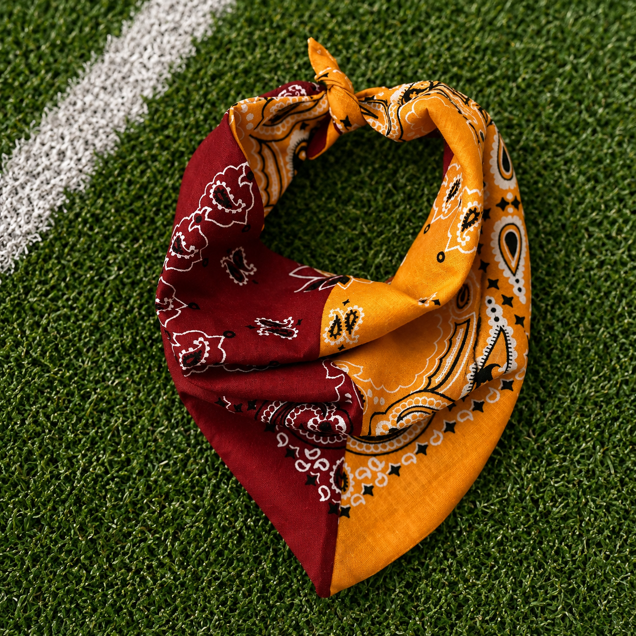 Game Day Bandana | Garnet & Gold