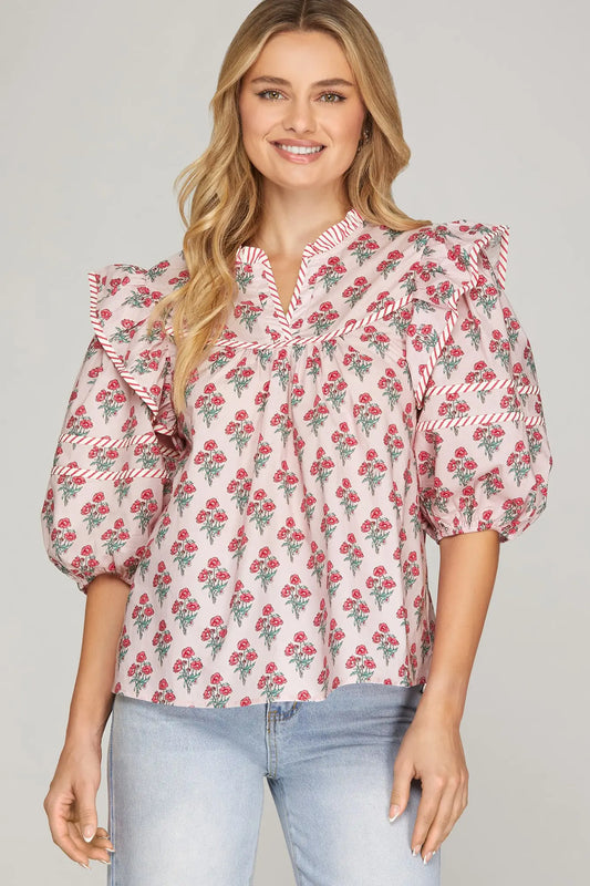 The Sweetbay Ruffle Top | She + Sky