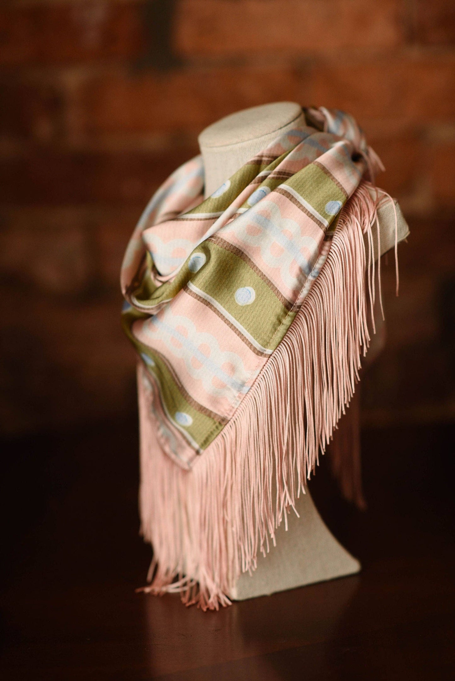 Tatum James Dots and Stripes Scarf