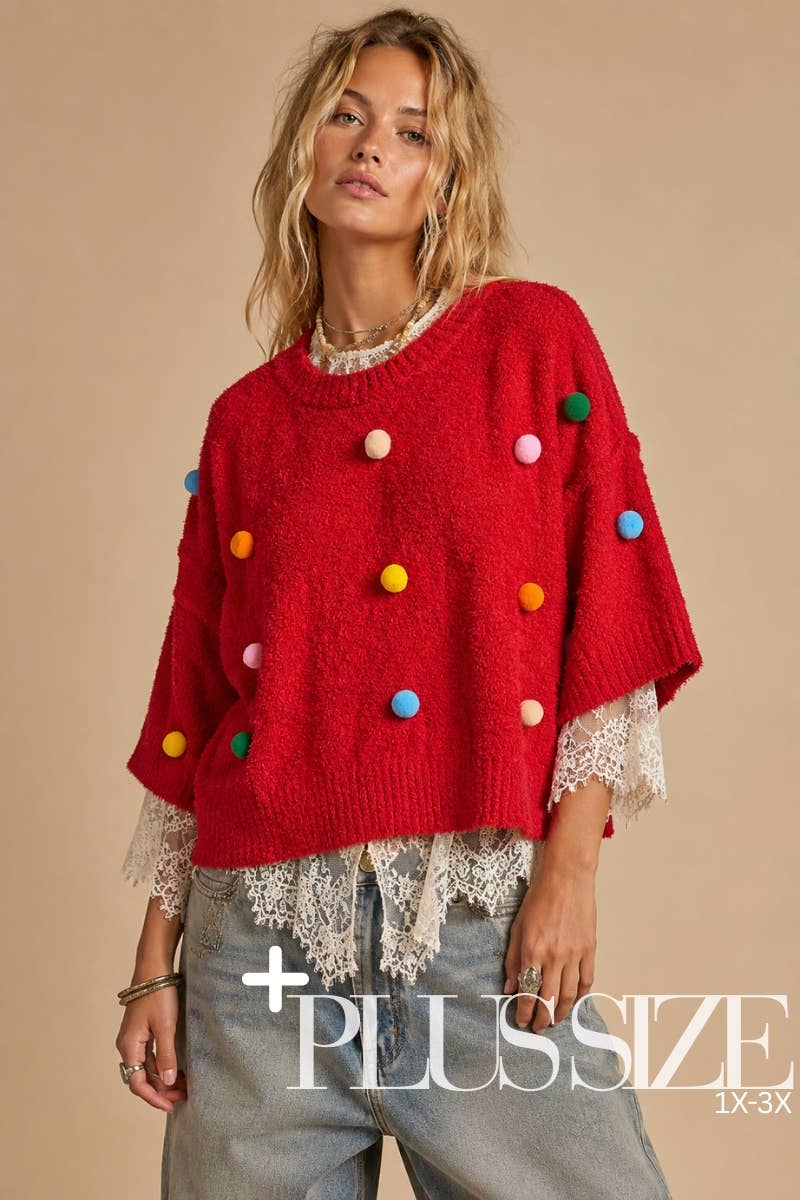 Confetti Pop Plush Sweater | J.nna