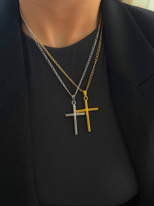 Large Cross Necklace | Chansuttpearls