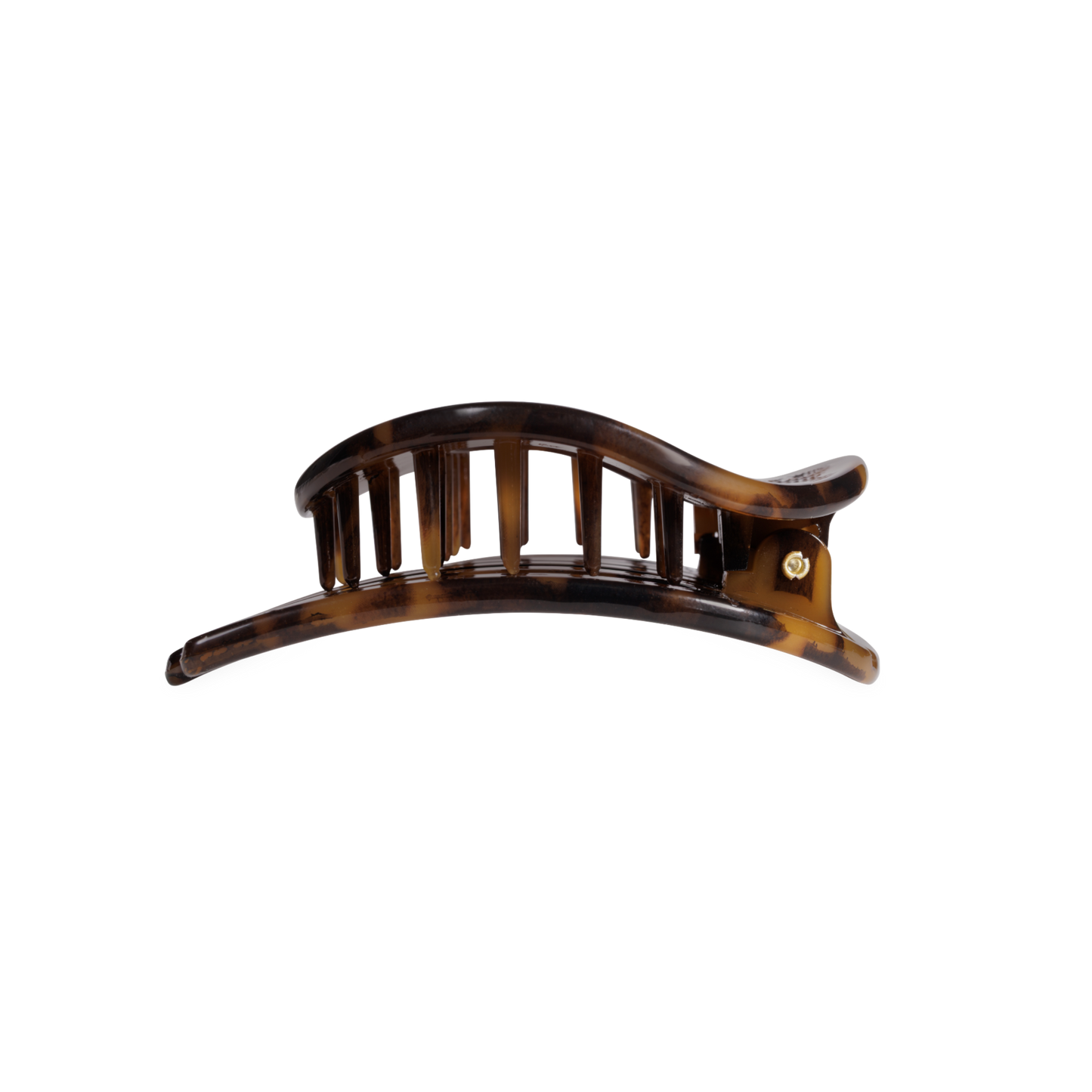 Tortoise | Medium | Flat Circle Hair Clip