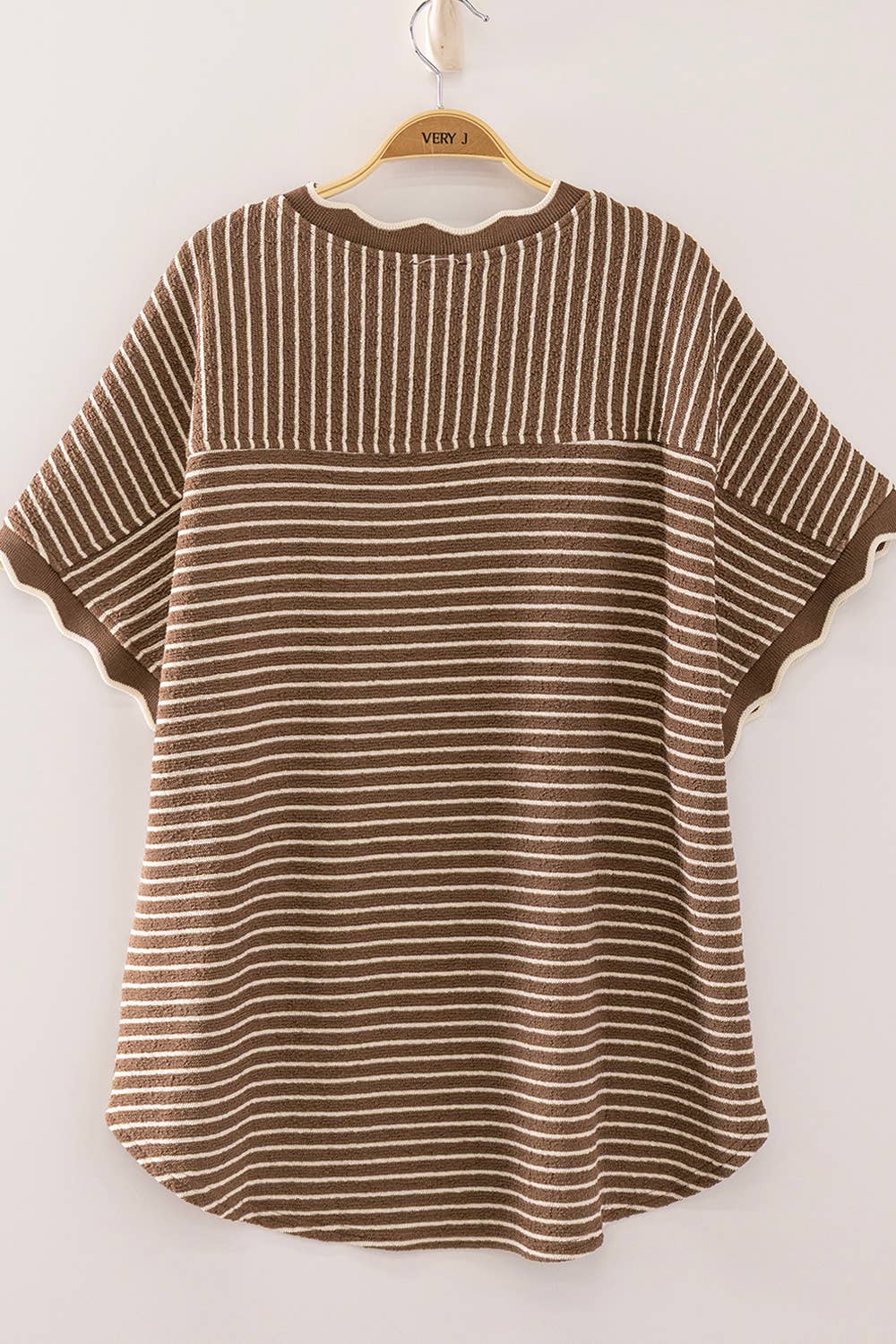 The Scallop Trim Mocha | New In