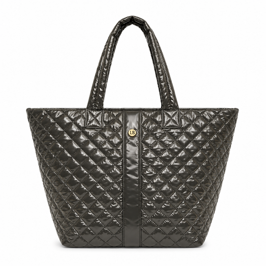Diamond Tote Shoulder Bag Espresso