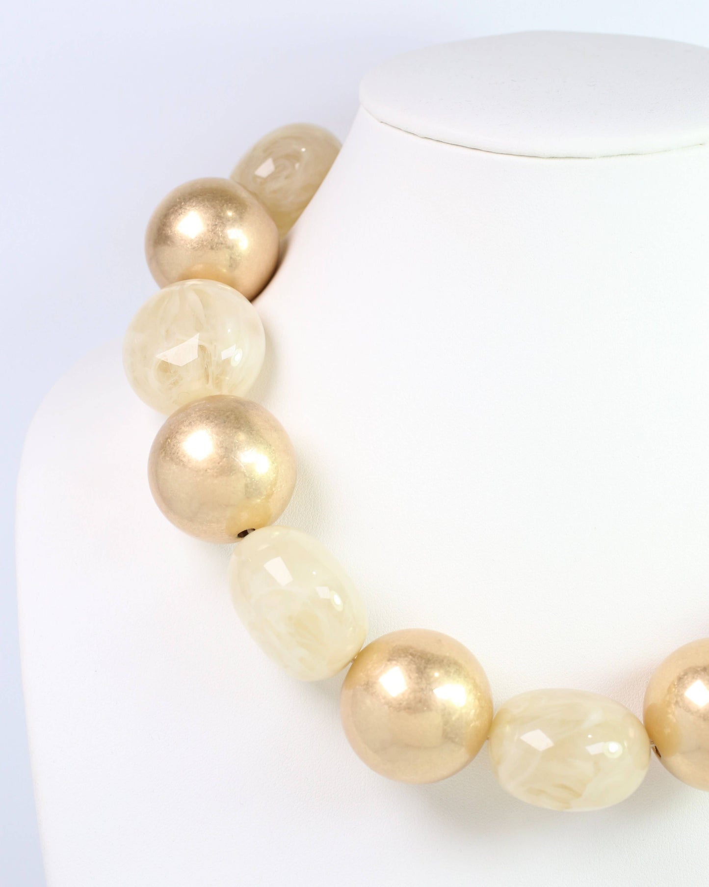Dennis Beaded Necklace Natural