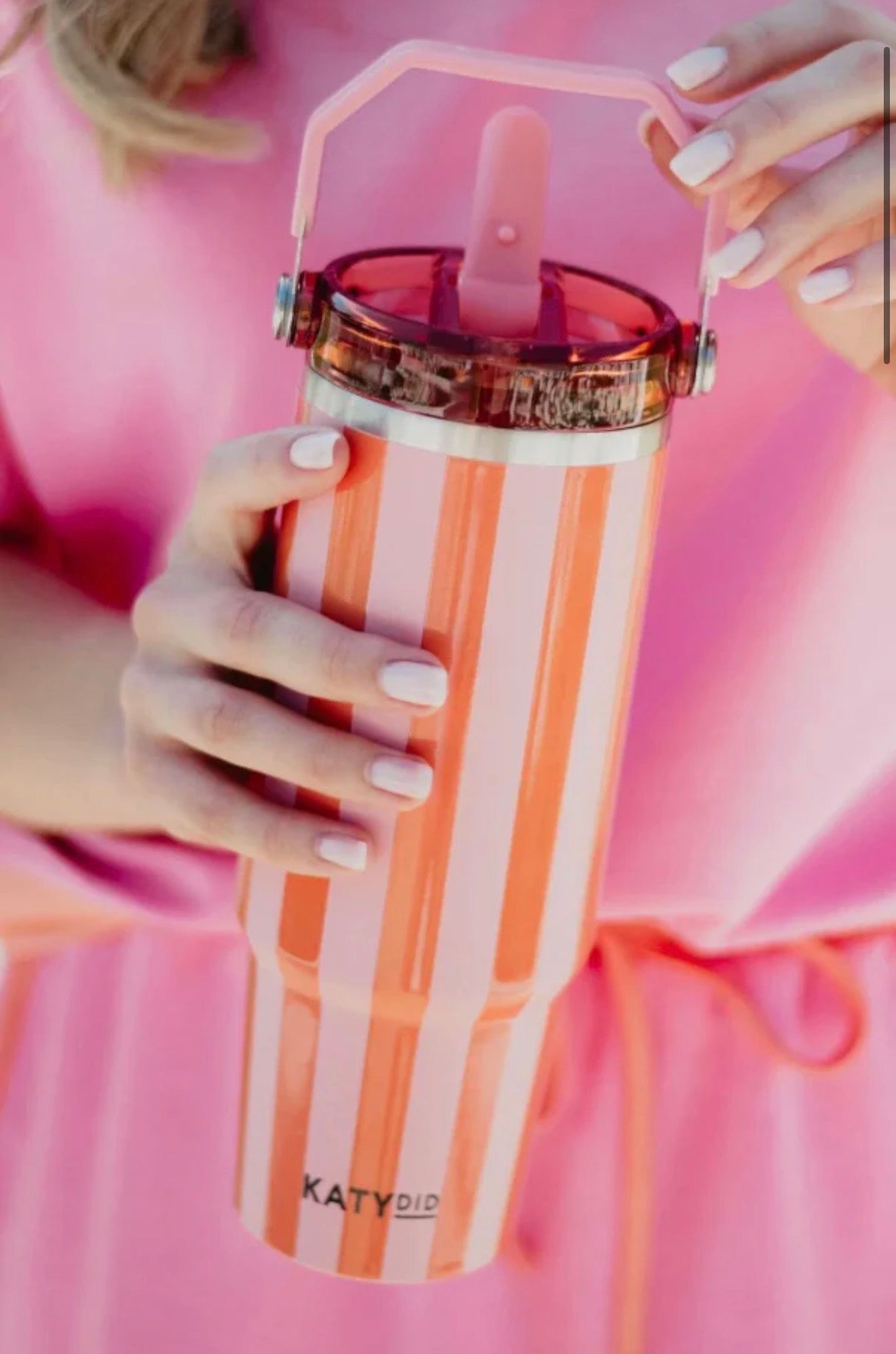 Cabana Vibes Orange Tumbler