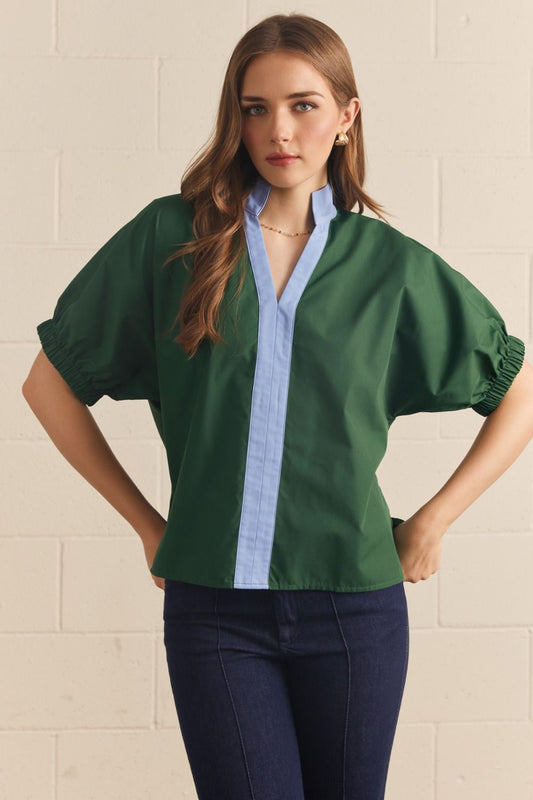 The Erin Top Green | Entro