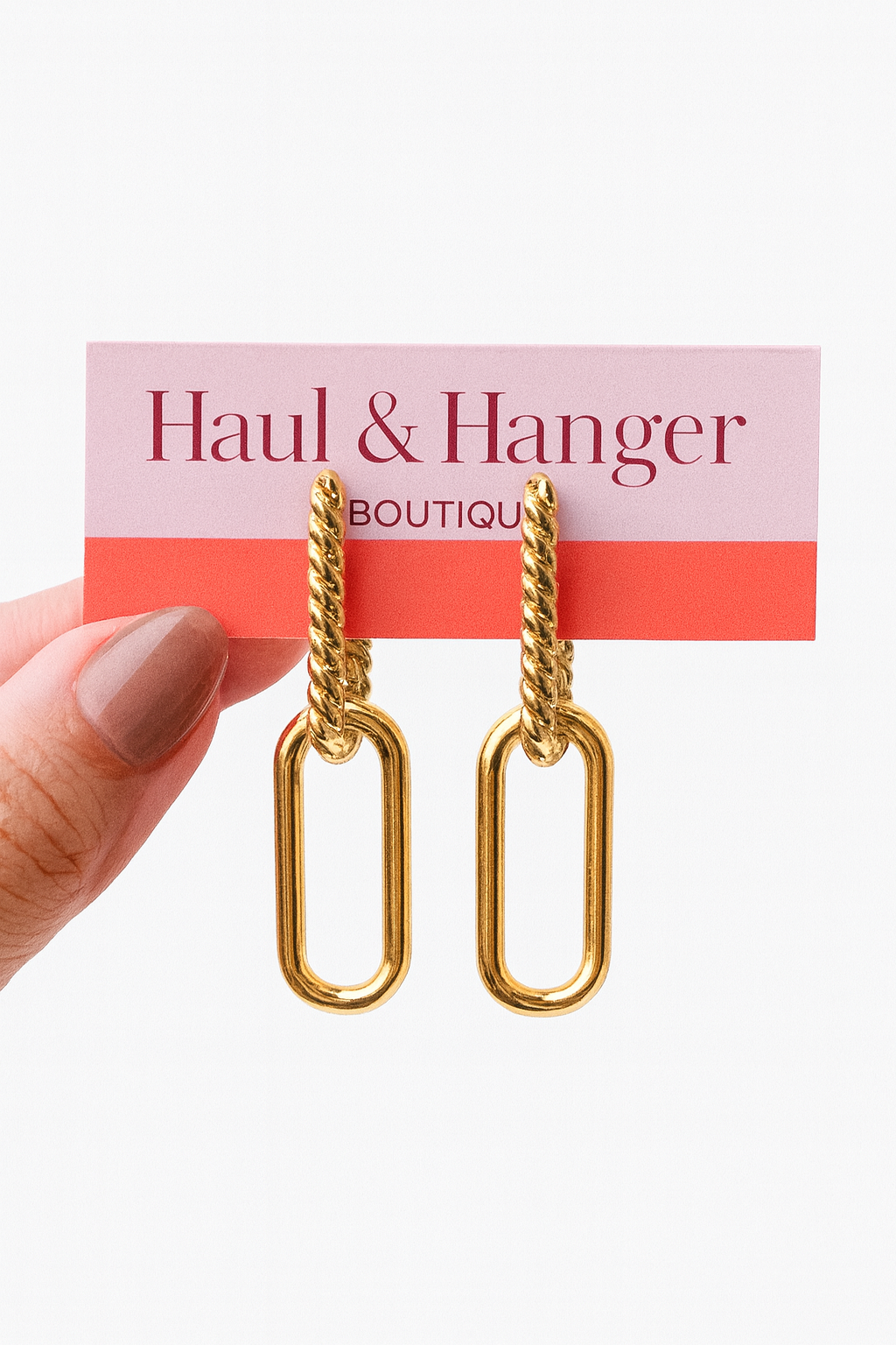 Chain Link Drop Earrings