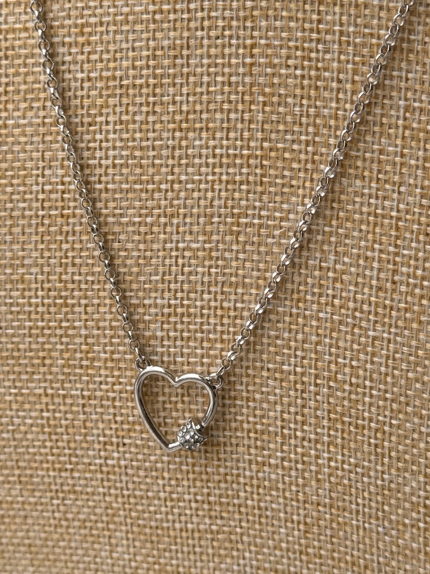 Silver Mini Heart