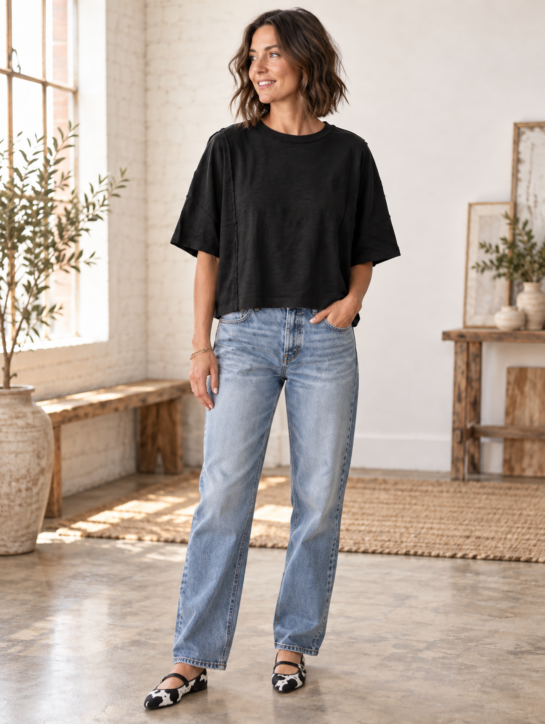 The Club Top in Blk | Sewn & Seen