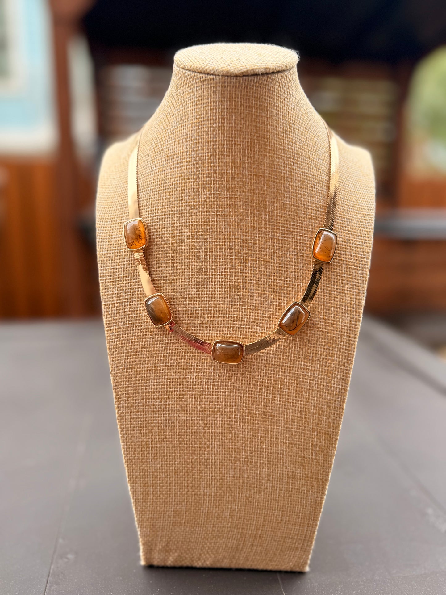 The Amber Eye Necklace