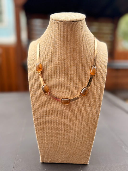 The Amber Eye Necklace