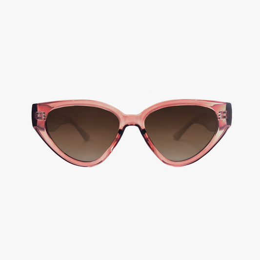 MOXIE BLUSH Polarized Women's Cat Eye Fashion Sunglasses