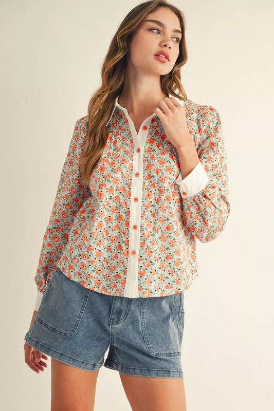 The Orange Grove Button Down