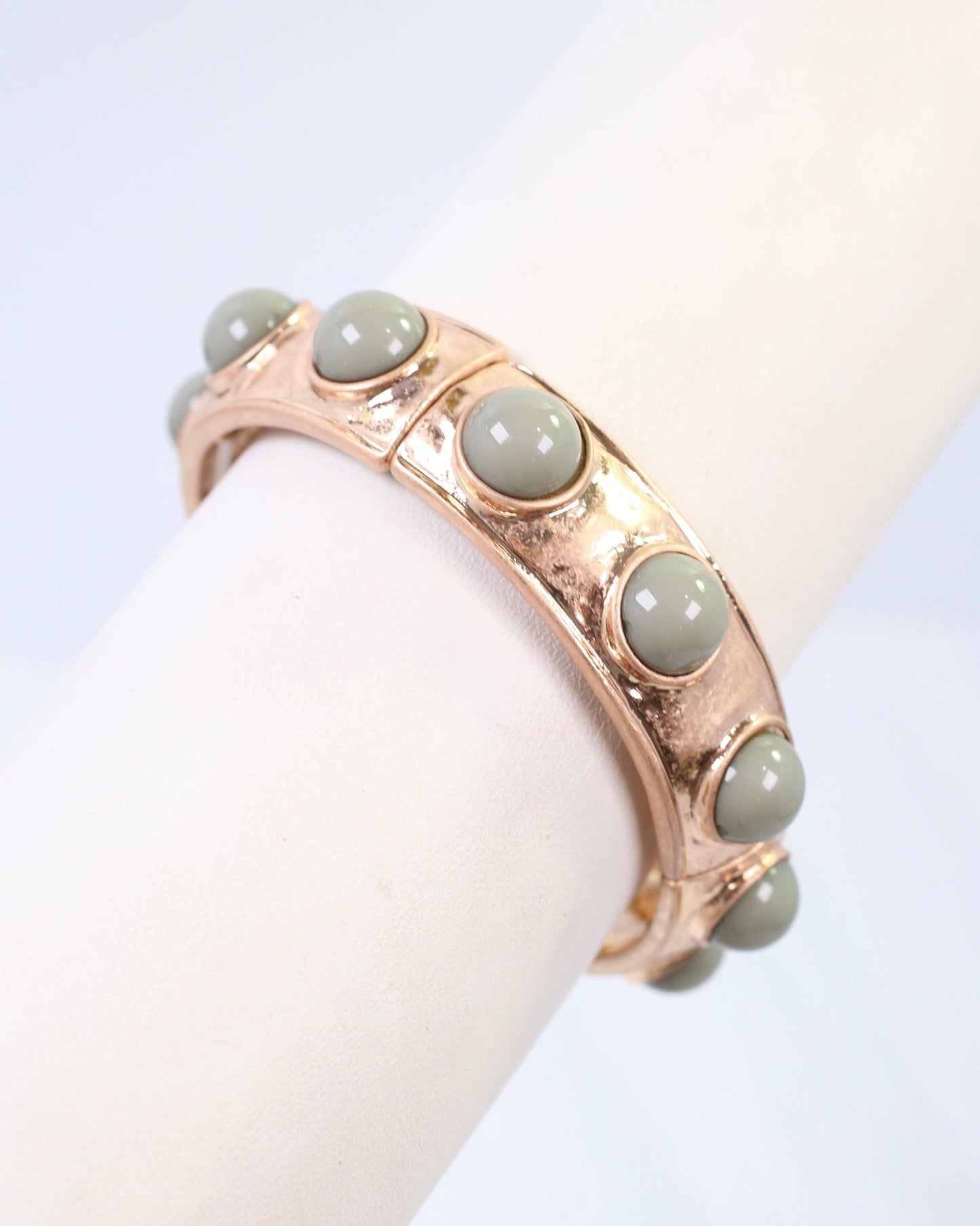 Reagan Stretch Bracelet Grey
