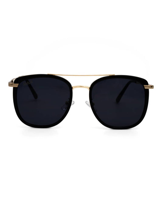 Ivy - Women's Oversized Square Sunglasses: BLACK