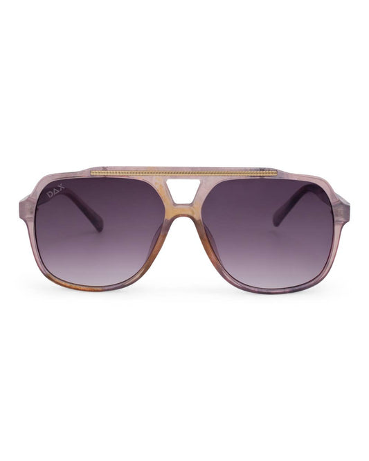 Astrid - Women's Oversized Aviator Sunglasses: Purple