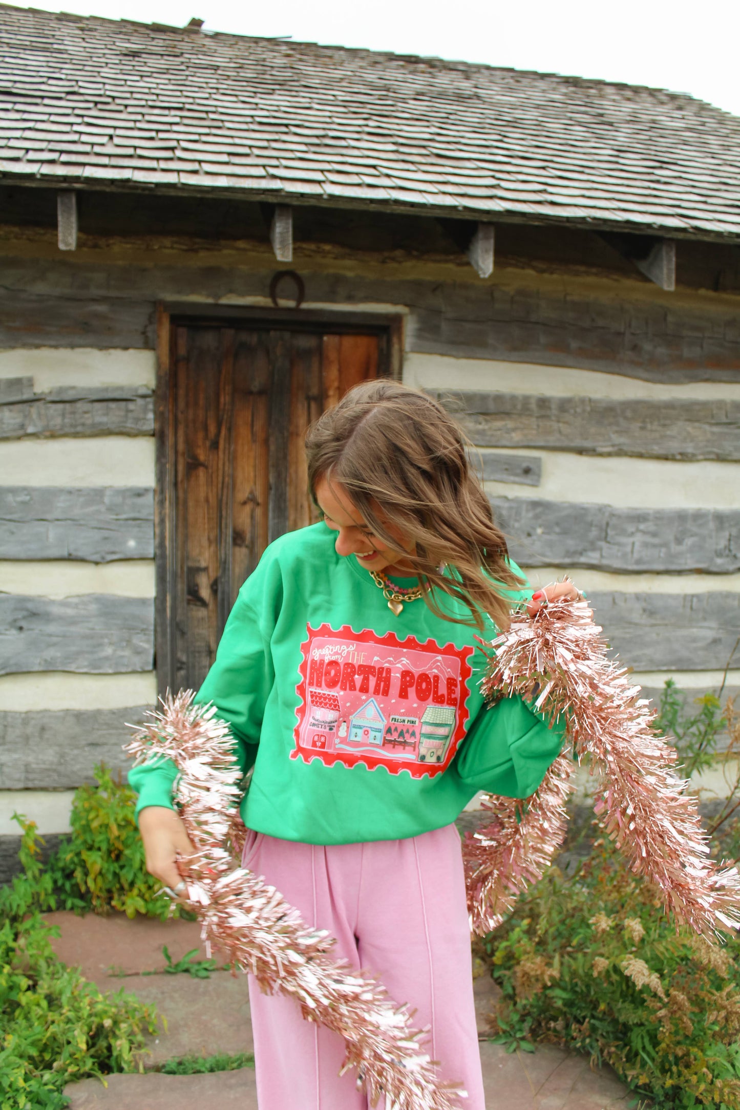 Greetings From The North Pole Green