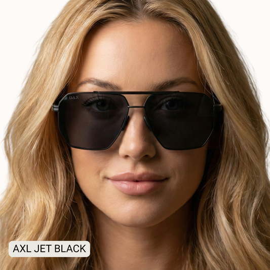 AXL - Unisex Geometric Aviator Polarized Sunglasses
