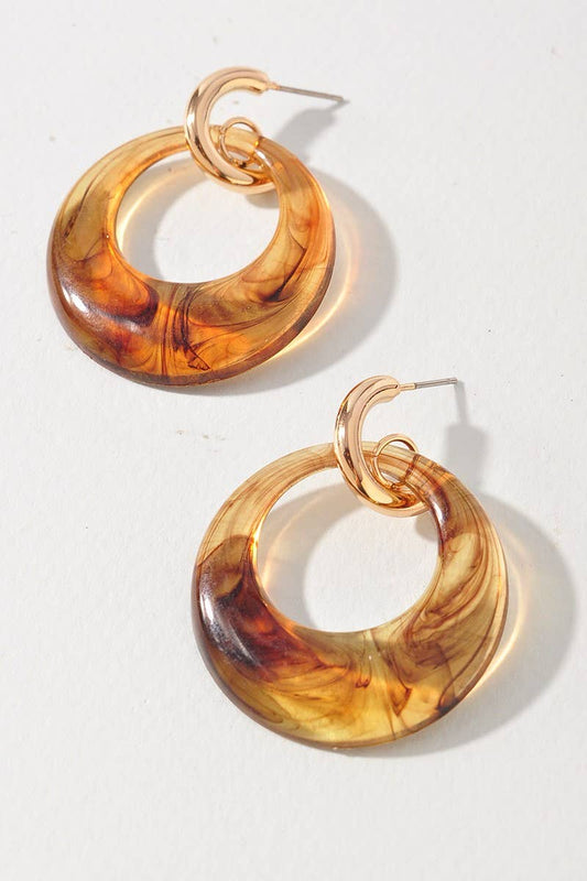 Tortoise Earrings