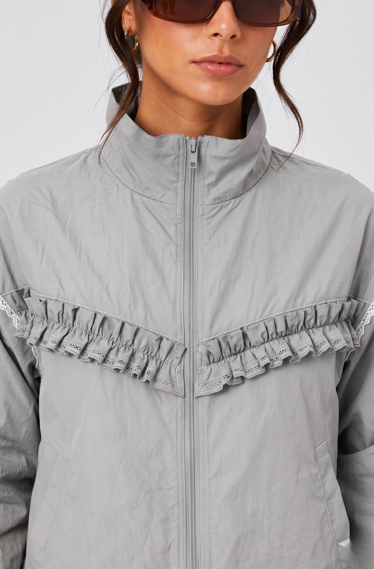 The Ruff Windbreaker in Gray