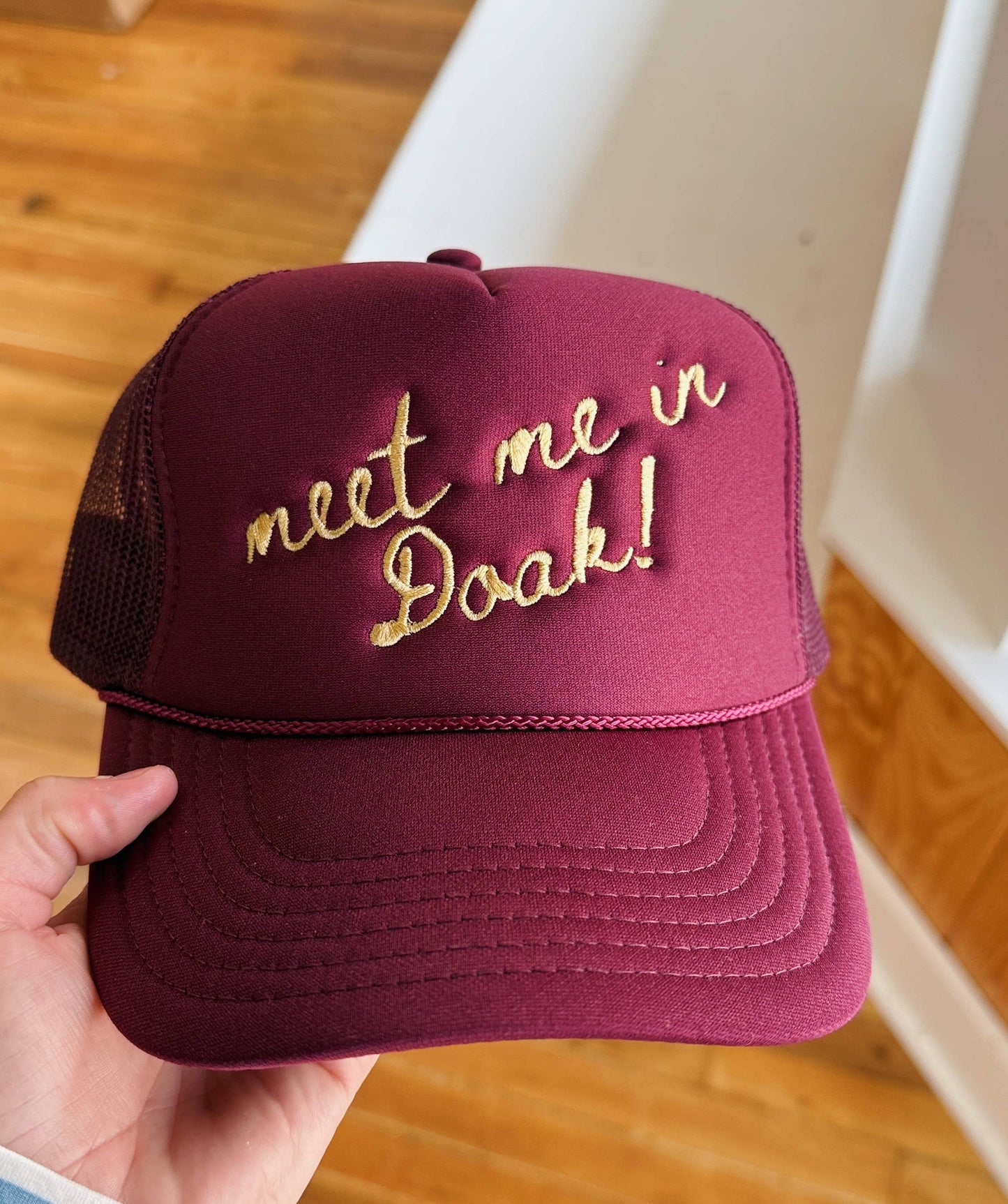 Meet Me at Doak! Trucker Hat
