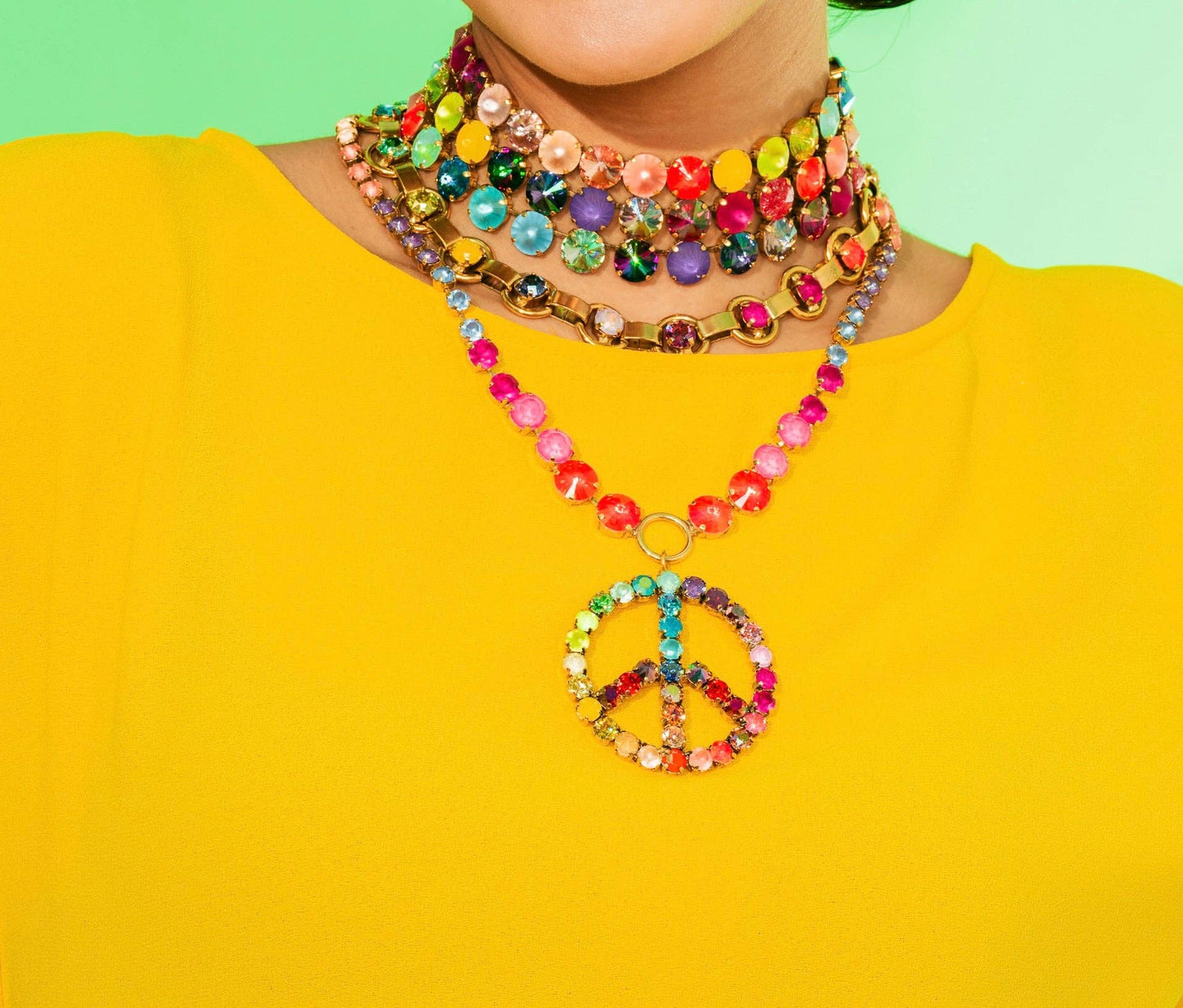 TOVA Link Necklace in Candy Crush