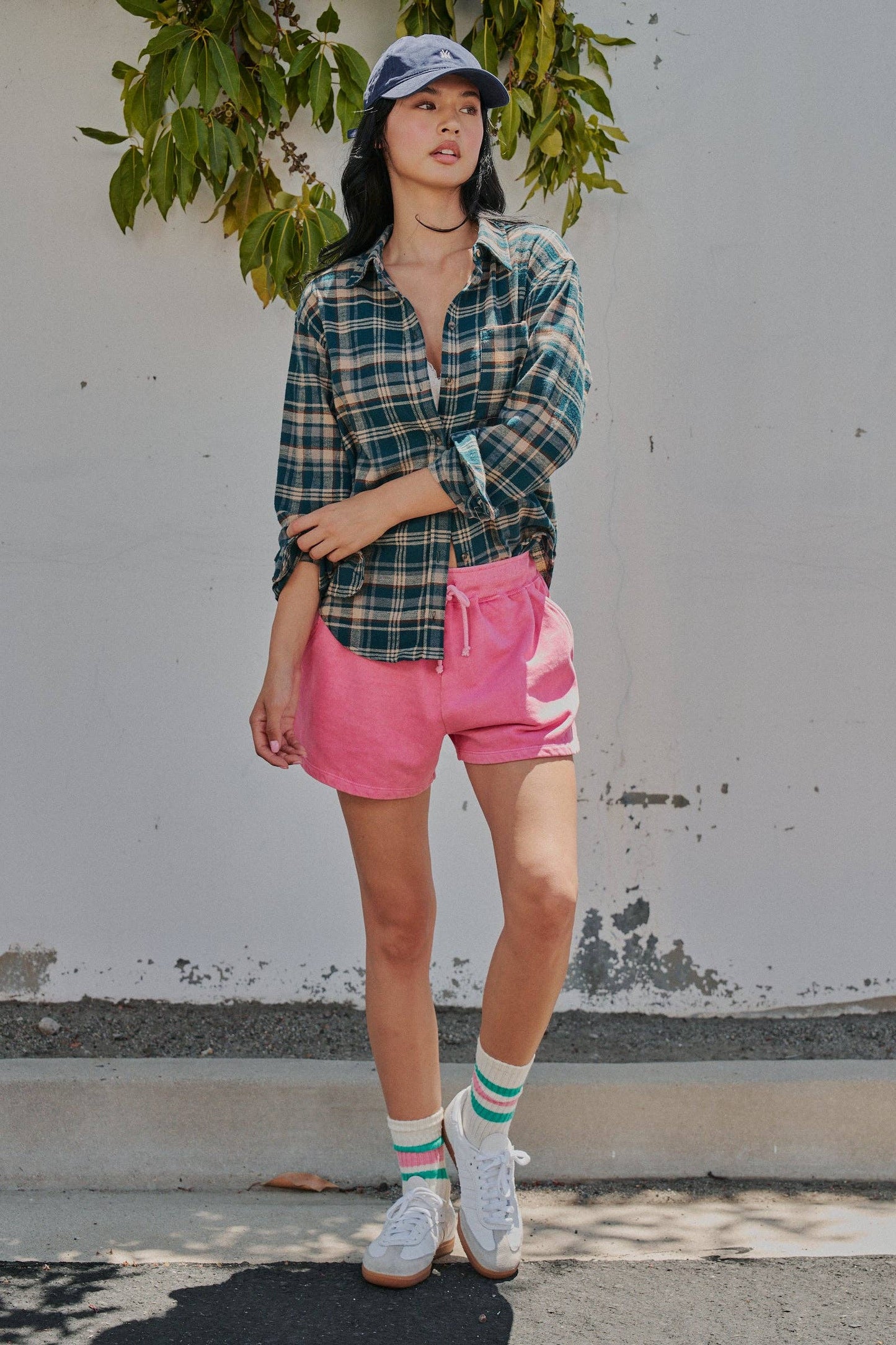 Mrs. Plaid Button Up | Urban Daizy