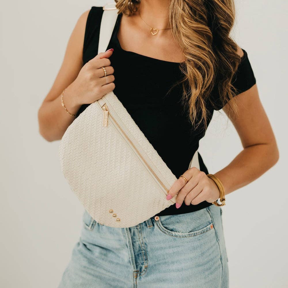 Diagonal Woven Westlyn Bum Bag | 3 Colors