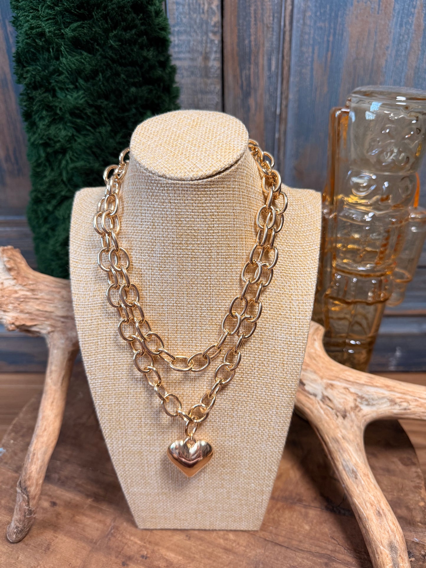 The Double Chain Puff Heart