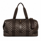 Diamond Quilted Weekender Duffel Bag | Espresso