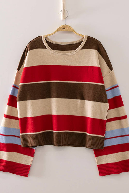 The Calhoun Stripe Sweater | Very J