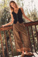 Leopard Print Cropped Wide-leg Pants