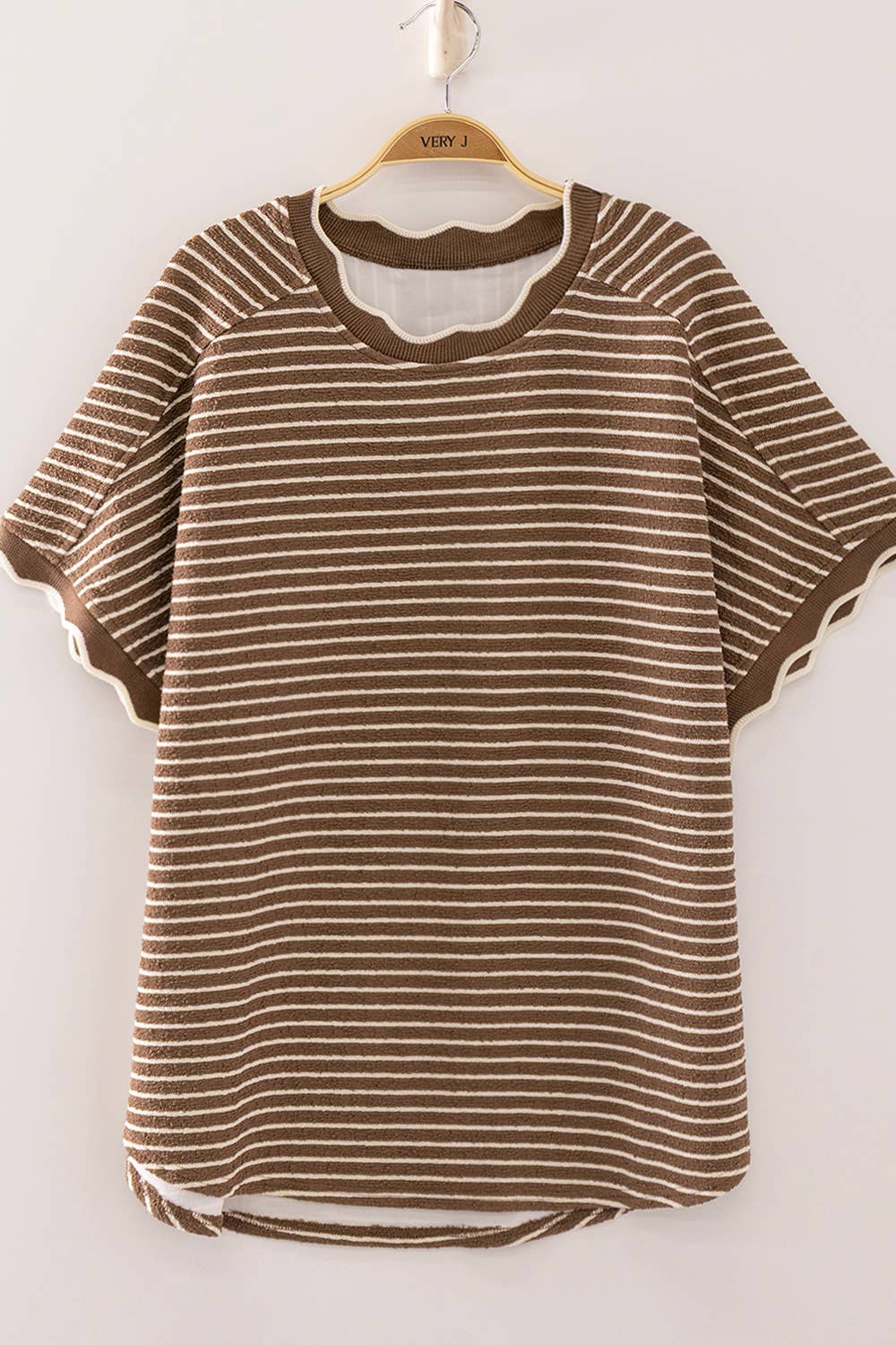 The Scallop Trim Mocha | New In