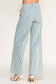 Blue Pinstripe High Rise Stretch Jean | Petra 153