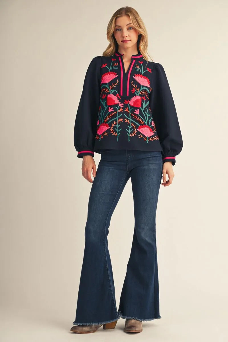 The Legare Embroidered Top | Jodifl