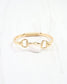 Edith Horsebit Spring Cuff Bracelet Gold