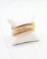 Diana Ribbed Cuff Bracelet Gold