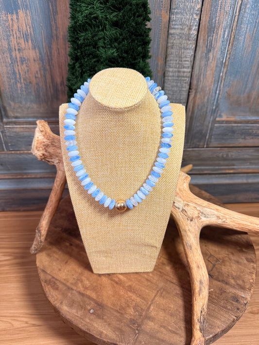 Baby Blue Statement Necklace