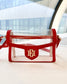 Anna Clear Bag Red