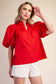 The Red Classic Bubble Top | Glam