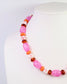 Sedalia Mixed Beaded Necklace Fuchsia | Caroline Hill