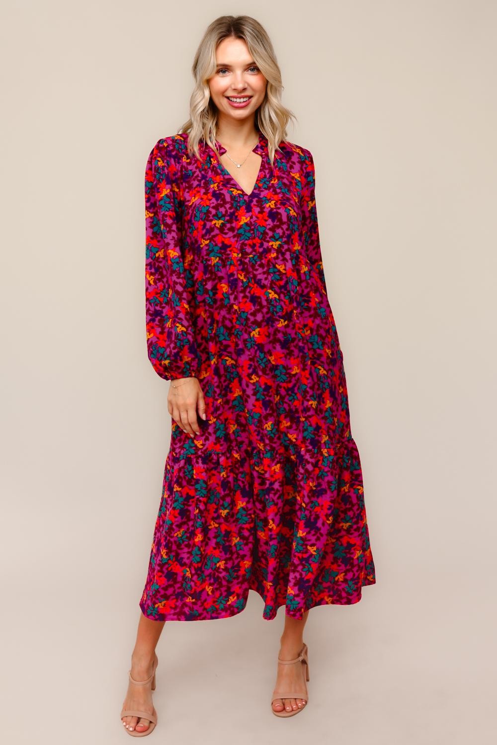 The Lindsay Tiered Maxi | Haptics