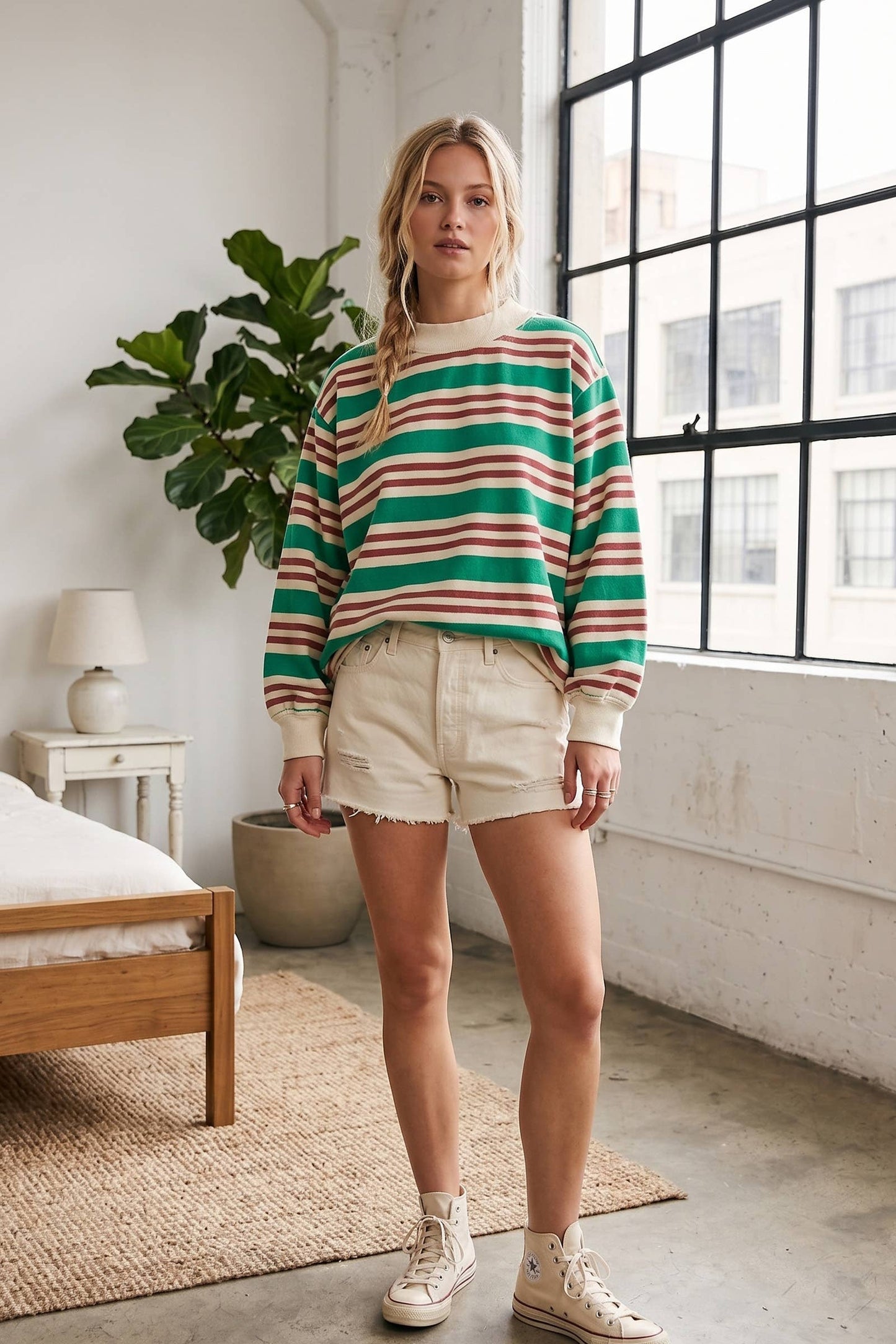 The Holiday Stripe Mock | Sewn & Seen
