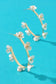 Daisy Flower Charm Hoop Earrings