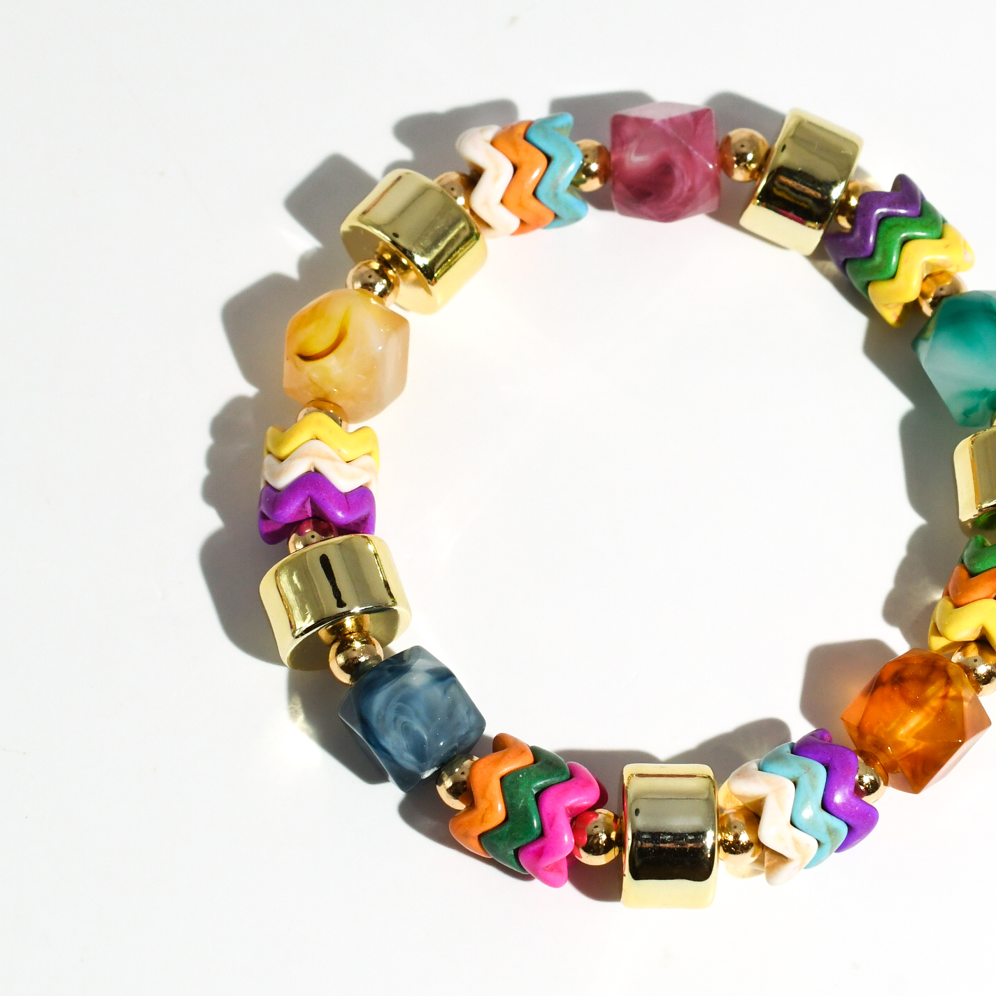 Electric Chic Gold Bracelet | Treasure Jewels