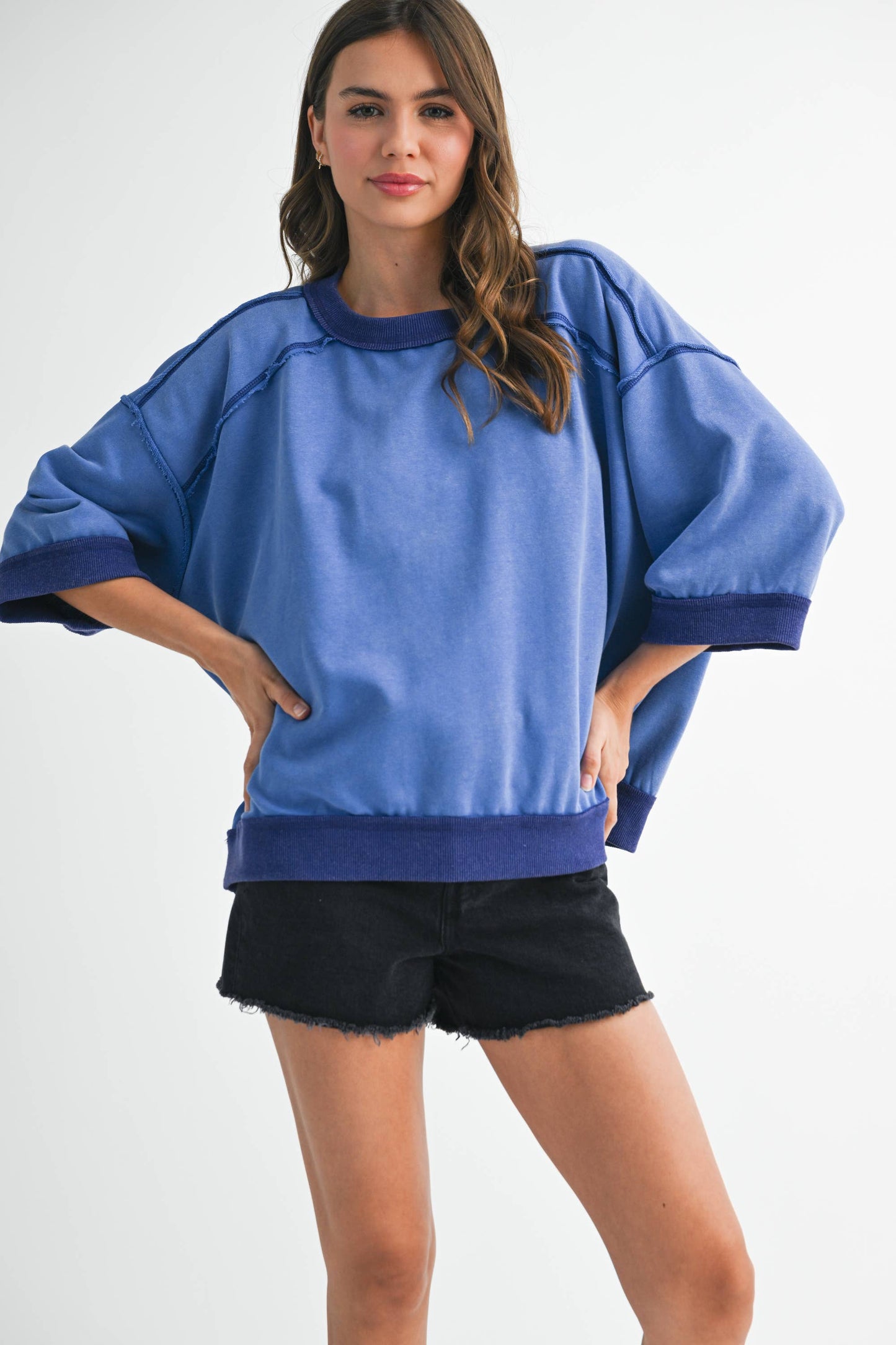 The Blush Riot Boxy Top | AEMI & Co.